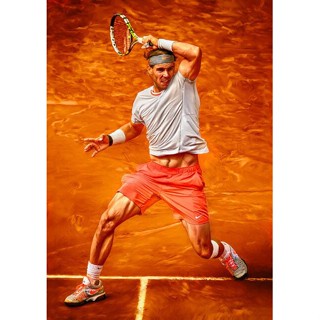 โปสเตอร์ผ้าใบ ลาย World Tennis Player Rafael Nadal Roger Federer สําหรับตกแต่งผนังบ้าน 69F 0711