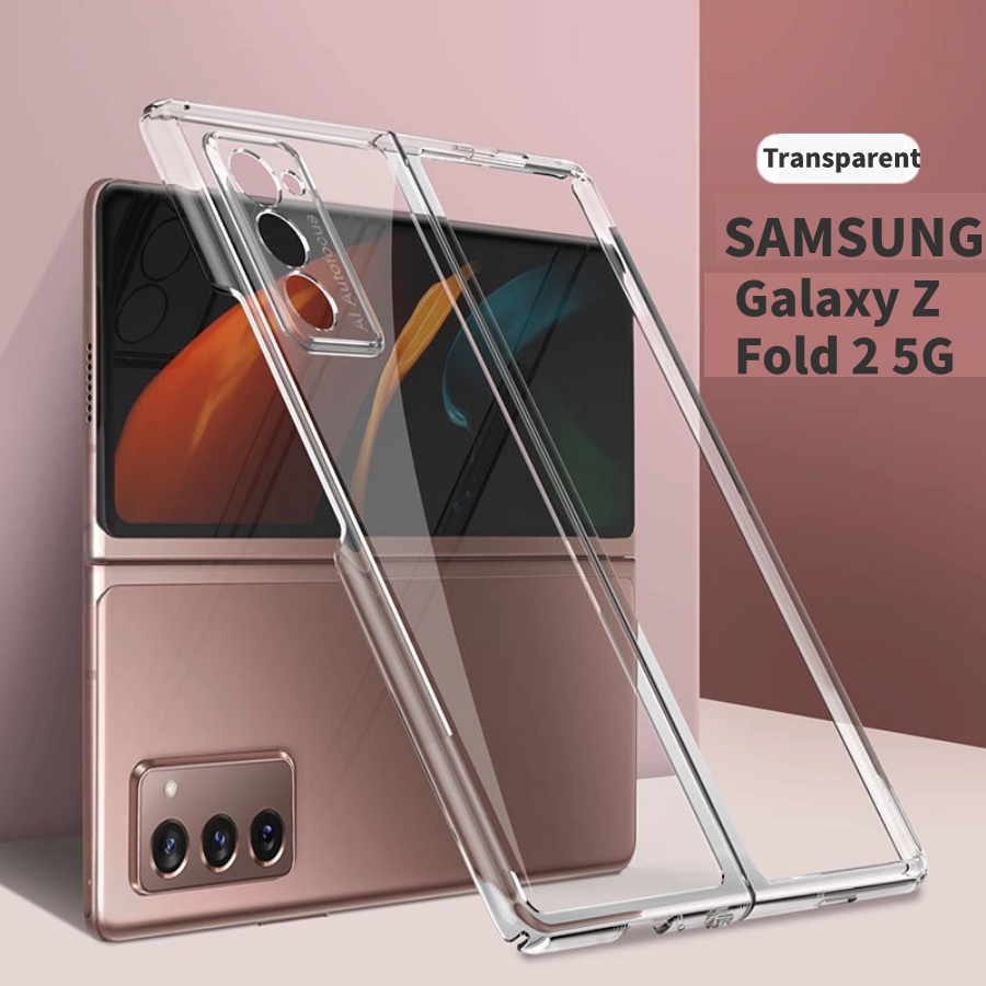Samsung GalaxyZ fold2 case ฝาครอบโทรศัพท์มือถือ W21 ซองป้องกันพับเคสใสขอบนิ่ม เคสกันกล้อง กันหน้าจอ