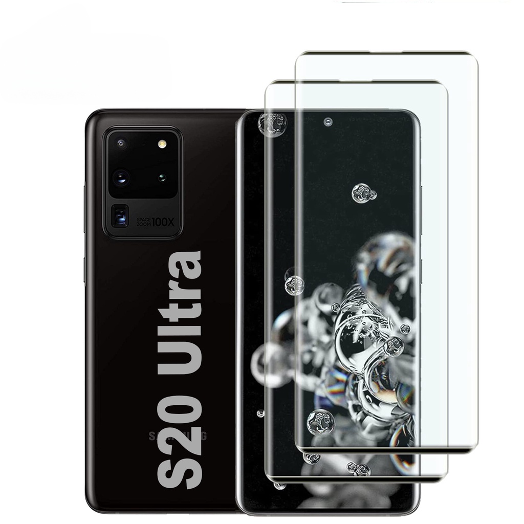 ฟิล์มกระจกนิรภัยกันรอยหน้าจอ 3D สําหรับ Samsung Galaxy S20 Ultra 5G