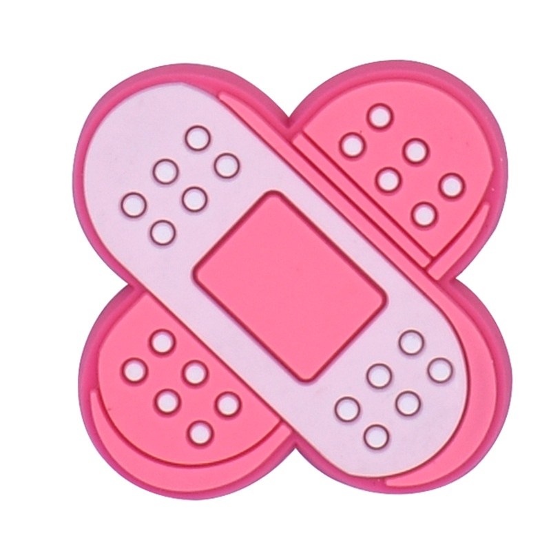 Hot Jibbit สําหรับ Croc PVC การ์ตูนเพื่อสุขภาพน่ารักพยาบาลสําหรับรองเท้า Croc อุปกรณ์เสริม DIY Pins รองเท้าปุ่ม Charm