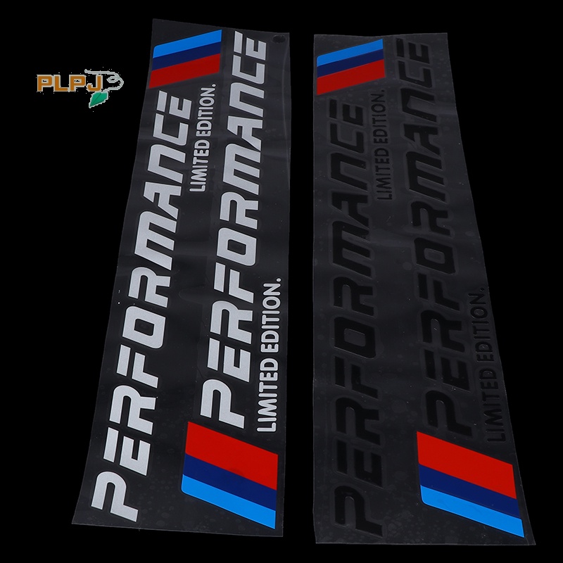 PLPJ 2PCS สติ๊กเกอร์ติดรถยนต์ M Limited Edition ประตูด้านข้างสะท้อนแสงใหม่