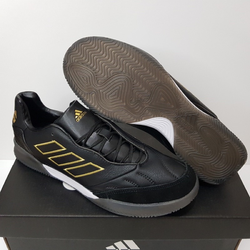 Adidas Copa Kapitan Leather Black Gold รองเท้าฟุตซอล
