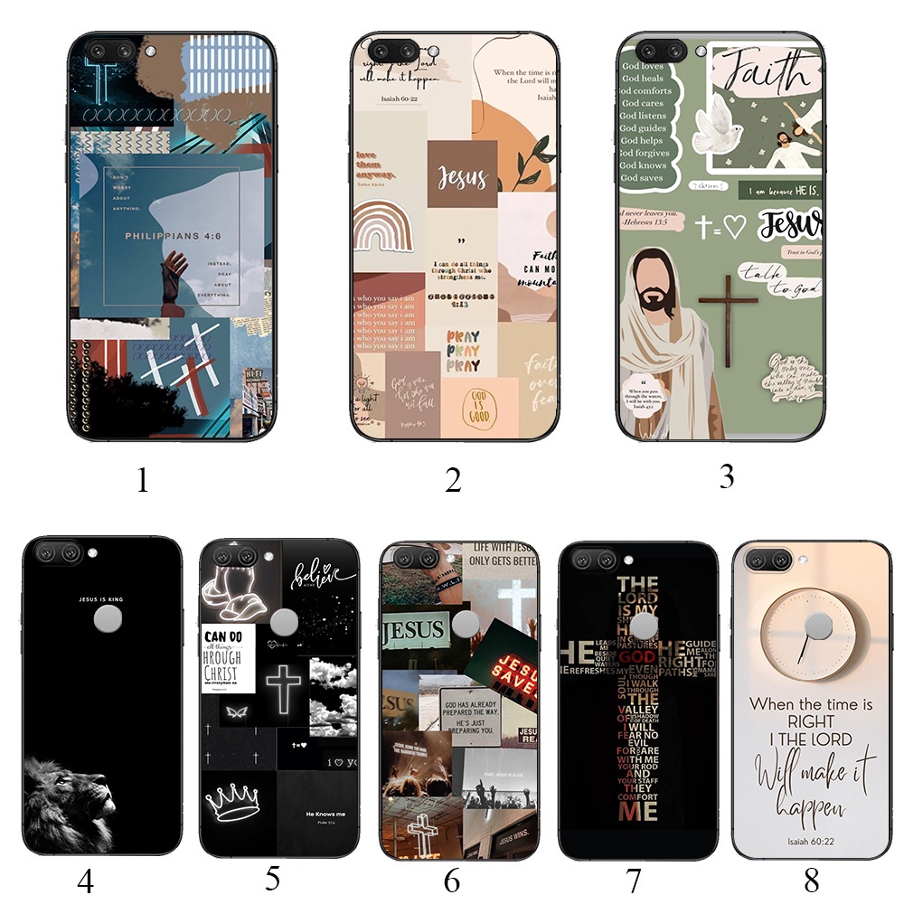 Realme 7 Pro 7 4G 7i 8 8 Pro 8 5G C31 C33 IP51 Bible verse Christ Christian เคสโทรศัพท์สีดํานุ่ม