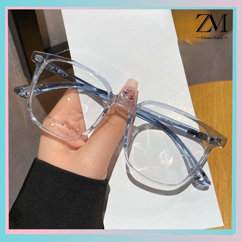 【CN glasses】แว่นตาสายตาสั้น -100~400° ป้องกันแสงสีฟ้า กรอบแว่นTR แว่นตาแฟชั่นสไตล์เกาหลี