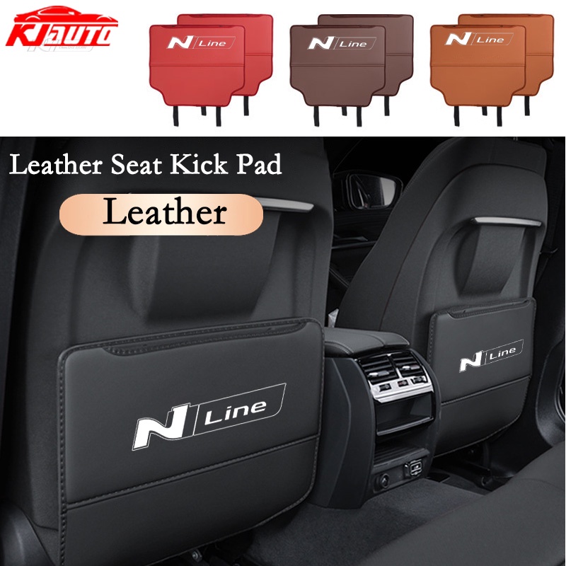 Hyundai N line รถเบาะหนังกลับ Kick Pad Anti Scratch สําหรับ Stagazer Creta Accent Getz Avega I10 San