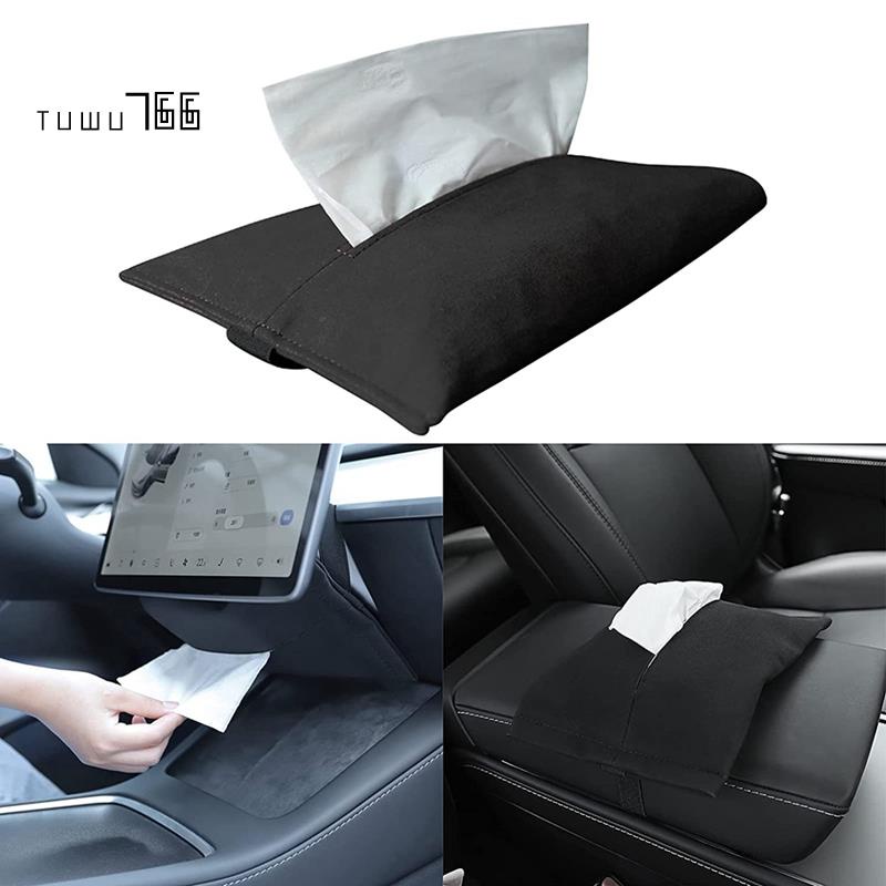 [tuwu766] กล่องใส่กระดาษทิชชู่ สําหรับ Tesla Model 3/Y Tesla Model 3