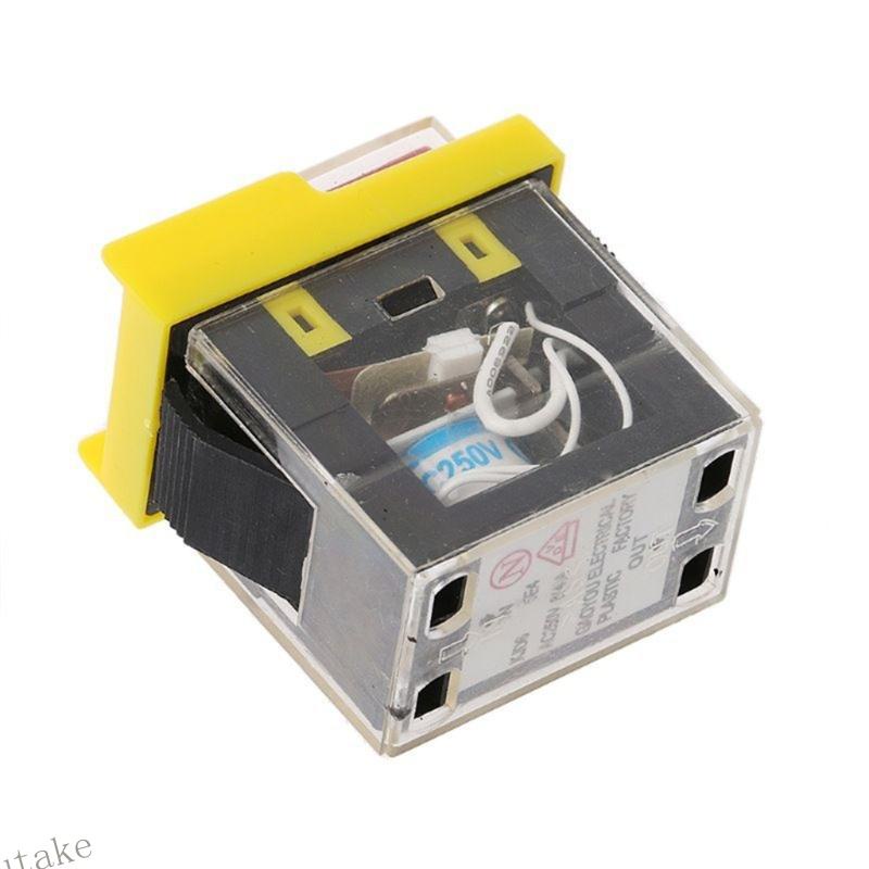 Uki สวิตช์แม่เหล็กไฟฟ้า 250V 2 ปุ่ม กันน้ํา กันฝุ่น สําหรับ KJD6
