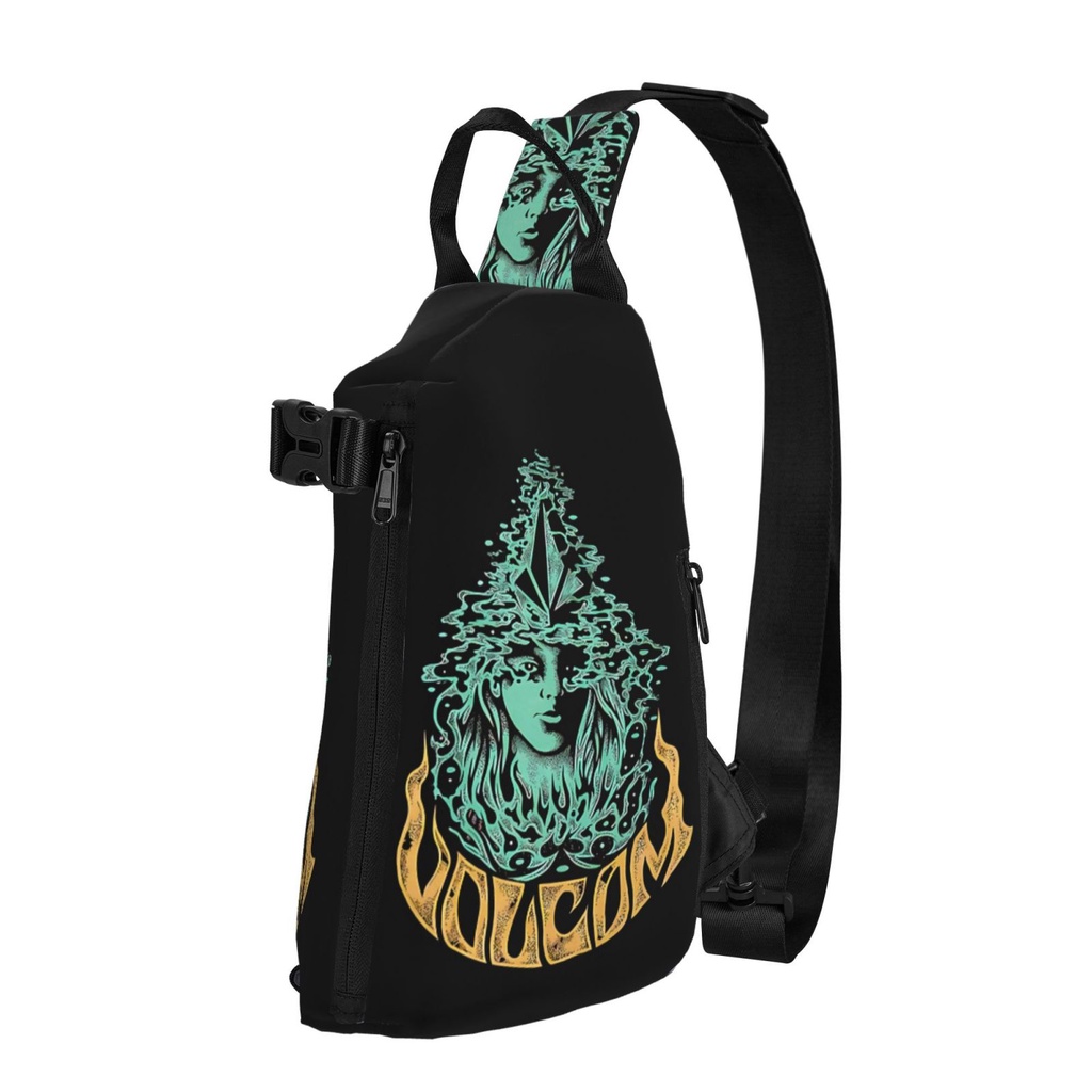 Volcom กระเป๋าคาดอก กระเป๋าสะพายไหล่ กระเป๋าเมสเซนเจอร์ สําหรับผู้ชาย ผู้หญิง