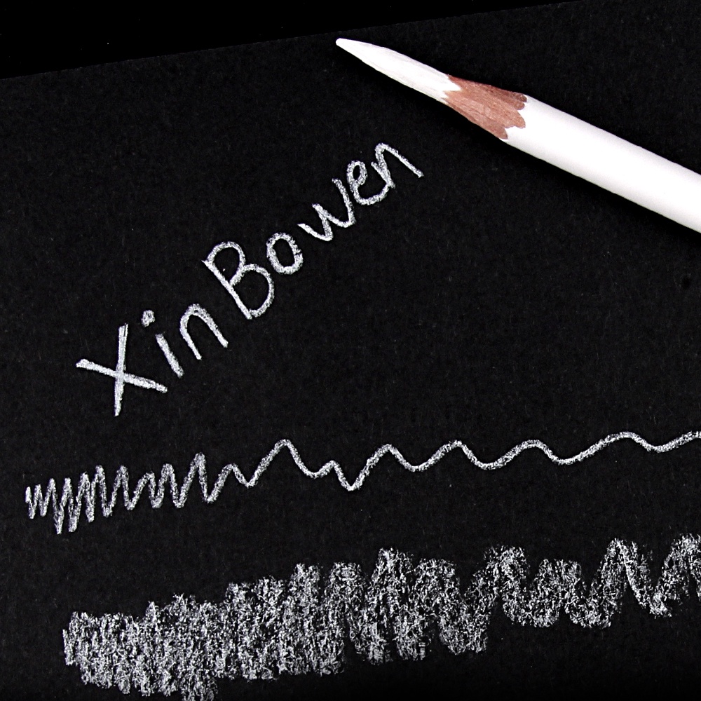 ชุดดินสอถ่านสีขาวมืออาชีพ-3 ชิ้น Sketch Highli ght ดินสอสีขาวสําหรับการวาดภาพ, ร่าง, แรเงา, ผสม, ดินสอชอล์กสีขาว fo r เริ่มต้นและศิลปิน