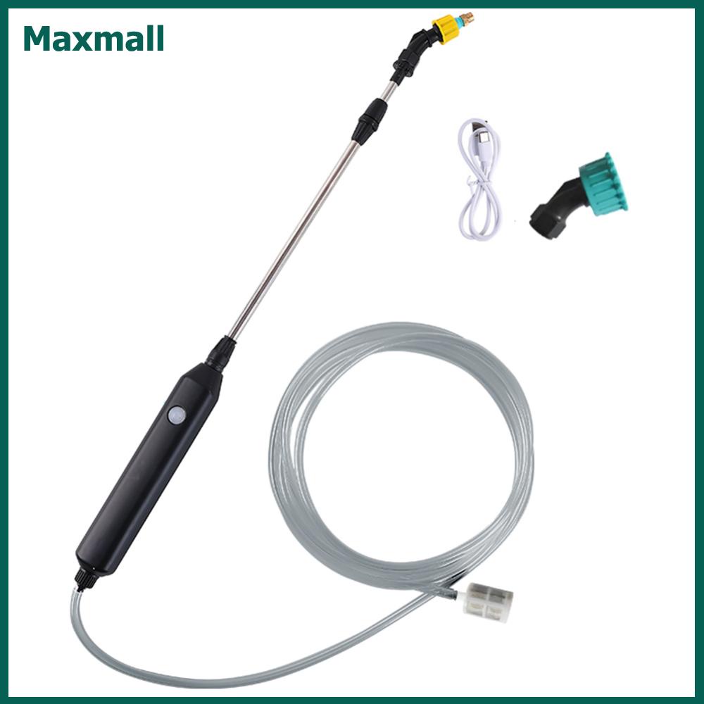 【Maxmall】กระบอกพ่นยา หัวฉีดสปริงเกลอร์อัตโนมัติ ปืนฉีดน้ําแบบชาร์จ USB สําหรับรดน้ําในสวน