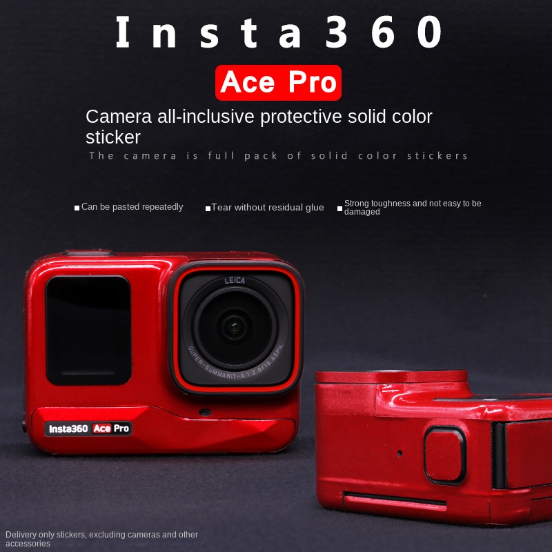 ฟิล์มกันรอยกล้อง เรืองแสง ไม่มีกาว สําหรับ Shadow Stone Insta360 Ace Pro