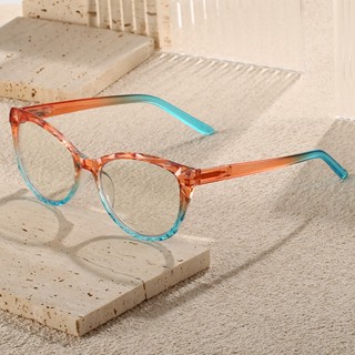 Hs3663 แว่นตาอ่านหนังสือ กรอบวงรี หลากสี แฟชั่นฤดูใบไม้ผลิ ส…