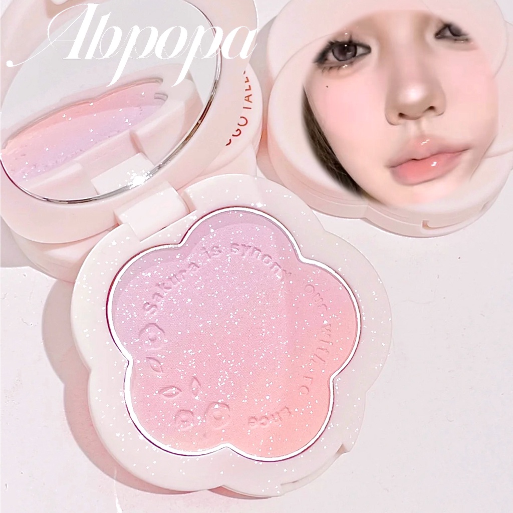 Abpopa HEROGANGE บลัชออนปัดแก้ม เนื้อฝุ่น เบา ละเอียดอ่อน ดูเป็นธรรมชาติ และอ่อนโยน สําหรับเด็กผู้หญิง