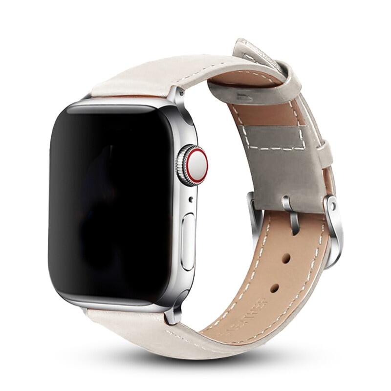 สายนาฬิกาข้อมือหนัง สําหรับ Apple watch series 9 8 7 6 5 4 3 se 2 ultra i watch series ultra 2 49 มม. 45 44 42 41 38 40 มม.