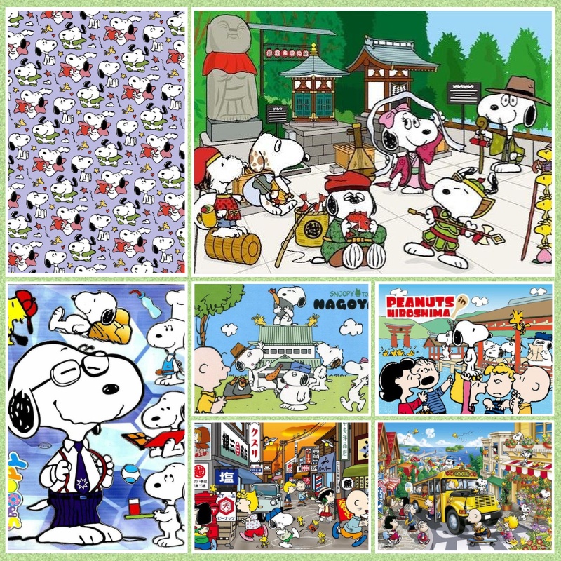 ปริศนา 【Snoopy】Jigsaw Puzzle 300/500/1000 ชิ้นไม้ปริศนาการจัดส่งที่รวดเร็วปริศนาของขวัญวันเกิดปริศนาอะนิเมะที่กำหนดเอง