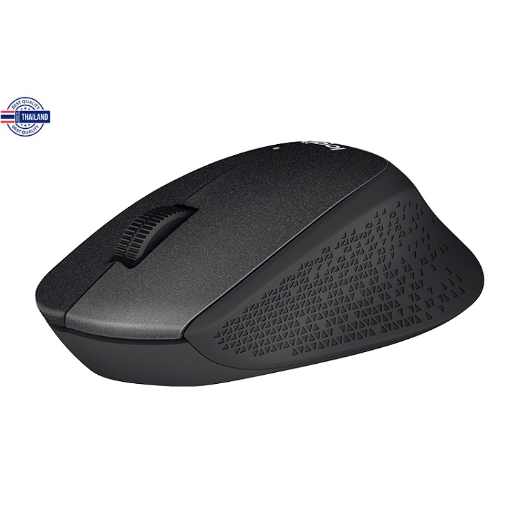 Logitech M330 Silent Plus Wireless Mouse Black 1000 DP เมาส์เสียงเงีย