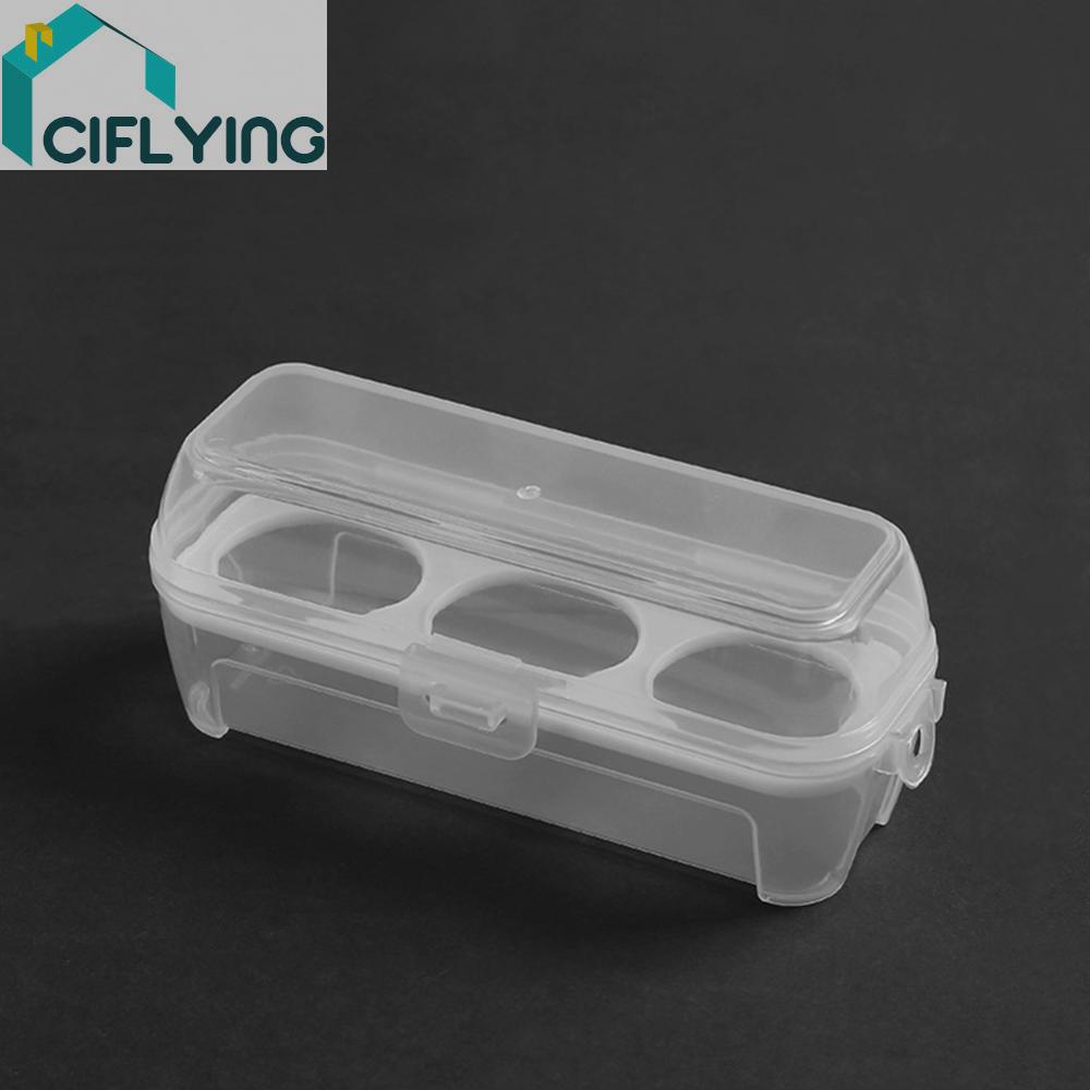 กล่องไข่ 3/4/8 ช่อง พร้อมฝาปิด วางซ้อนกันได้ ไร้ BPA สําหรับตั้งแคมป์ ปิกนิก [Ciflyingth]