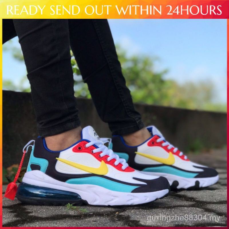 nike [Special offer]UPGRADED QUALITY️NIKE AIR MAX 270 REACT BAUHAUS READY STOCK FREE SOCKS แฟชั่น