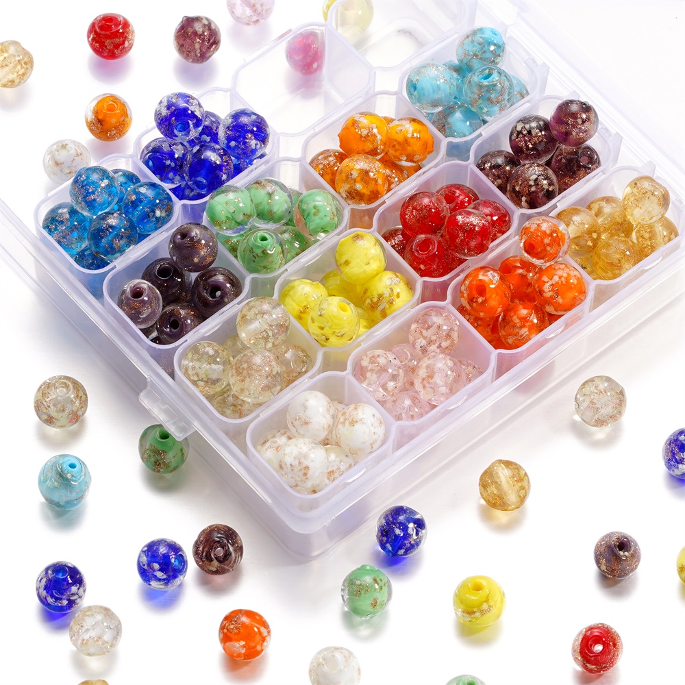 เซนต์. Kunkka 4 ชิ้น 10 มิลลิเมตร Luminous Sands ลูกปัดแก้ววัสดุสําหรับ Handmade diy สร้อยข้อมือสร้อยคอเสื้อผ้าอุปกรณ์เสริม
