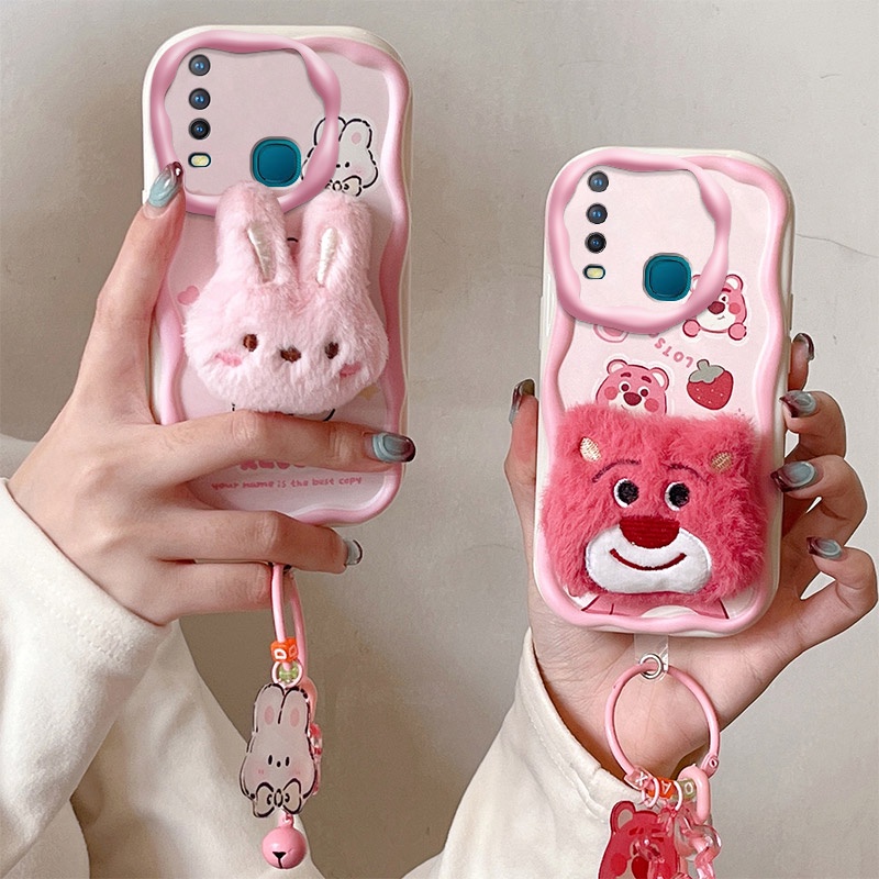 เคส vivo y17 เคสโทรศัพท์มือถือ ผ้ากํามะหยี่ขนนิ่ม ลาย bts น่ารัก สําหรับ vivo y17 vivo y12 vivo y15 