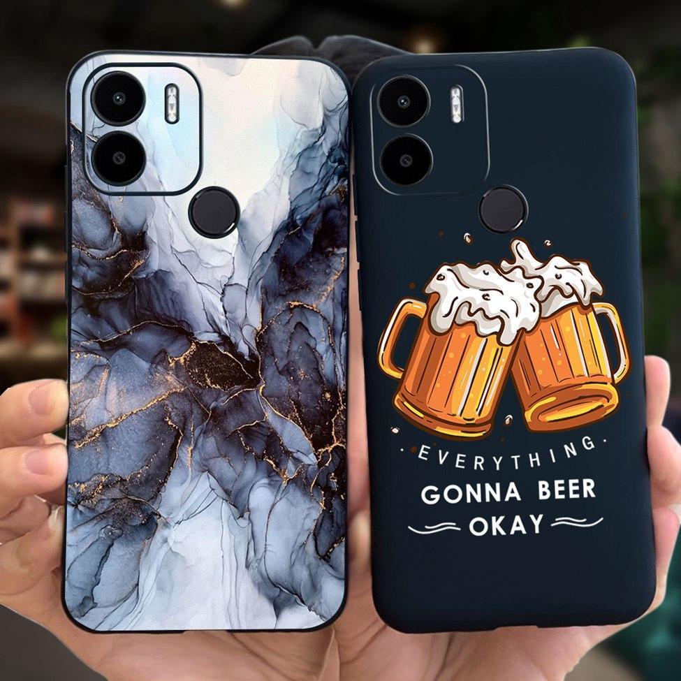 เคส Redmi A2 Plus สุนทรีย์ การ์ตูนแมวน่ารัก ดอกไม้ กันกระแทก ฝาหลัง Xiaomi Redmi A2 Plus เคสโทรศัพท์ กันกระแทก
