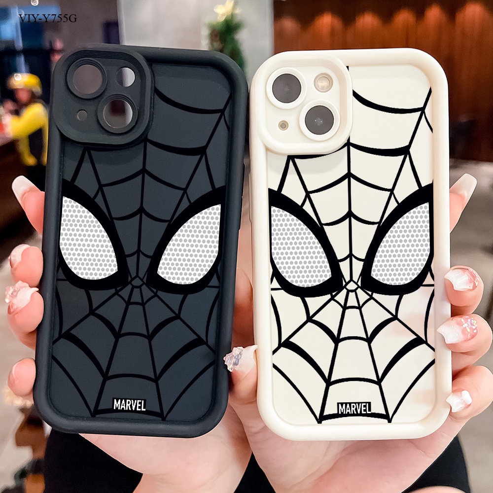 VIVO Y77 Y78 Y81 Y81i Y91 Y95 Y93 Y75 Y55 Y67 Plus 5G เคสวีโว่ สำหรับ Case Cartoon Spider Hero เคสโทรศัพท์ Angel Eyes Ladder Cover