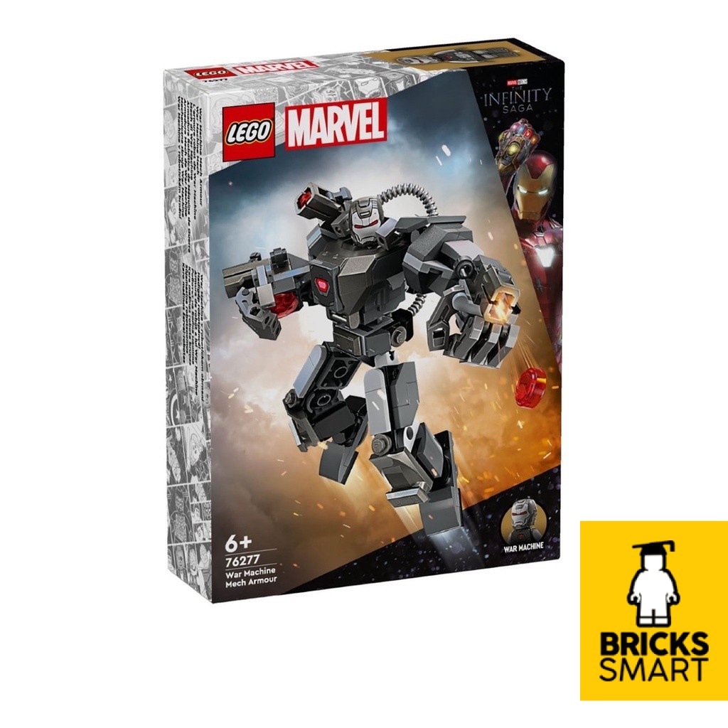 LEGO 76277 Marvel War Machine Mech Armor Building Toy Set (154 ชิ้น)