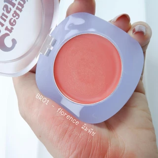 บลัชออน MBLITHE Blush บลัชออนเนื้อครีม เฉดสีชัด สวยทุกสี เนื้อเนียนนุ่ม เกลี่ยง่าย แต่งได้ทุกวัน