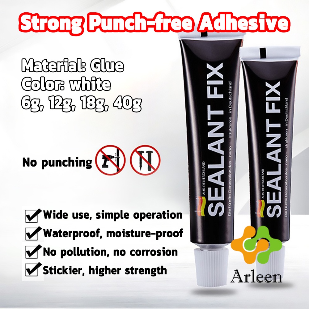 Arleen กาวติดผนัง ไม่ต้องเจาะผนัง กาวอเนกประสงค์ SEALANT FIX ติดแน่น ทนทาน รับน้ำหนักได้มาก Super Glue