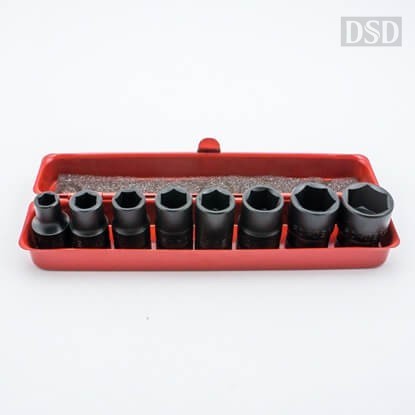 [พร้อมส่ง]🎆 (F131-3084) 3084 ชุดลูกบ๊อกซ์เครื่องมือลม 3/8" 8PCS