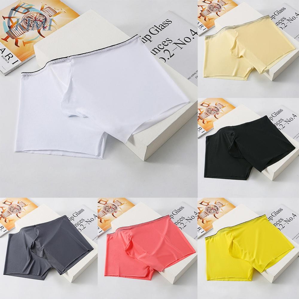 [KMDRESS]Underwear Panties Plus Size Pouch Quick Dry Seamless Underpants Boxer Brief