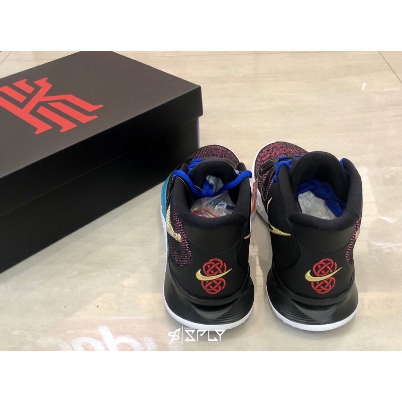 ♞,♘,♙nike NK Kyrie 7 EP High Quality Chinese New Year Purple Blue Knot Irving Basketball Shoes Real
