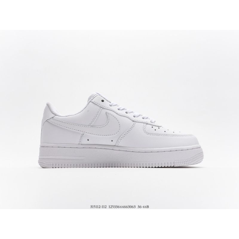 Sepatu Nike Air Force 1 Low Triple White / AN20 สีขาวสีดำ 315122-122 BNIB แท้ 100% Sports