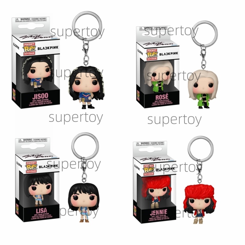 Funko Pop! Blackpink - ฟิกเกอร์ Lisa, Jennie, Jisoo, and Rose ขนาดเล็ก 4 ชิ้น/ชุด - ไอเดียของขวัญ - 