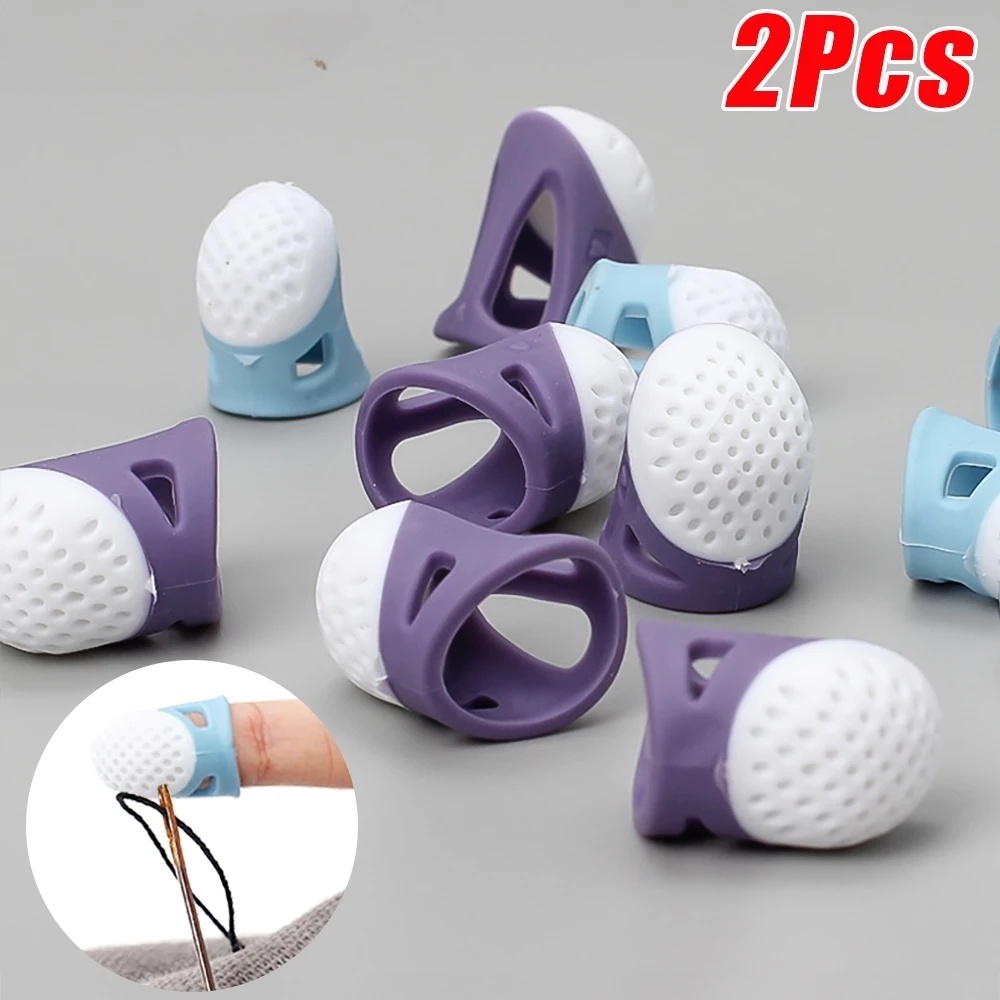 ปลอกซิลิโคนสวมนิ้วหัวแม่มือ กันลื่น ระบายอากาศได้ดี ทนต่อการสึกหรอ สําหรับเย็บผ้า DIY - รูปที่ 5