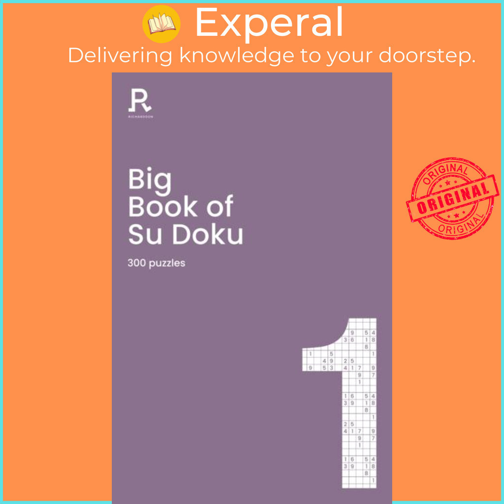 หนังสือเล่มใหญ่ของ Su Doku Book 1 - หนังสือกันชน sudoku สําหรับผู้ใหญ่โดย Richardson Puzzles and Gam