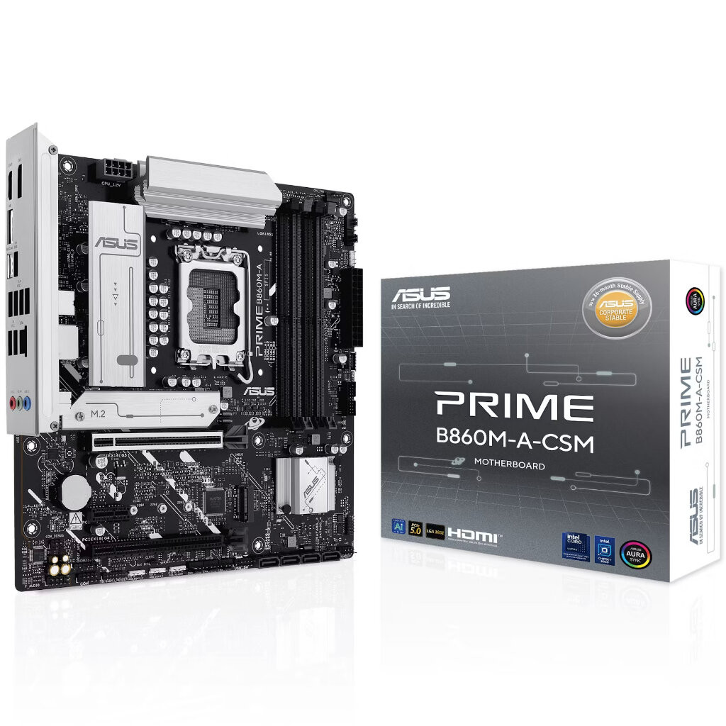 ASUS PRIME B860M-A CSM Micro-ATX LGA 1851 Mainboard