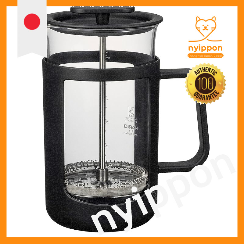 HARIO Cafe Press U - Press Type Coffee Maker, Heat-Resistant Glass, Practical Capacity 600ml, CPU-4-