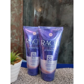 กันแดดราชิทาตัว Rachi Body Bright UV Protection SPF50 PA+++ กันแดดราชิบอดี้ 80 ml.
