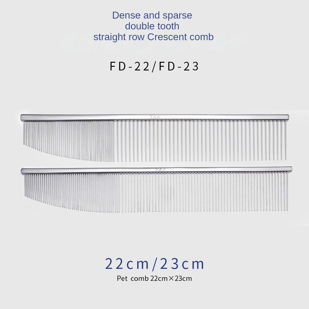 TAA หวีแถวสัตว์เลี้ยงหวีสองฟันตรงหวีเสี้ยว fd23/22 fb23/19/fk19 o0mu