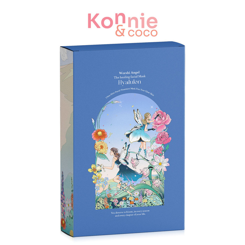 Worshi Angel The Healing Facial Mask Hyaluron [35g x 5 Sheets] วอชิ มาสก์แผ่น.