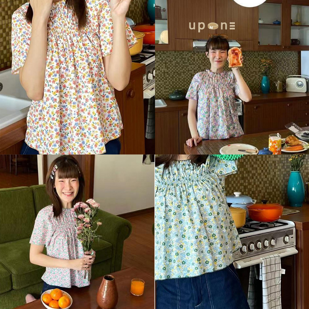 เสื้อยืดดอกไม้ ดีไซน์แฟชั่น น่ารักและสดใส