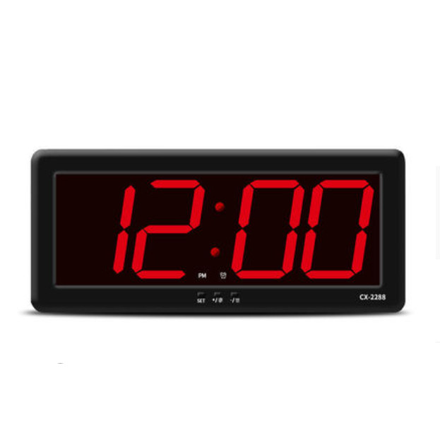 เที่ยงตรง CX-2288 นาฬิกาดิจิตอลติดพนังขนาดใหญ่  นาฬิกาแขวนพนังและตั้งโต๊ะได้ ขนาดใหญ่ 💢พร้อมหัวชาทแล