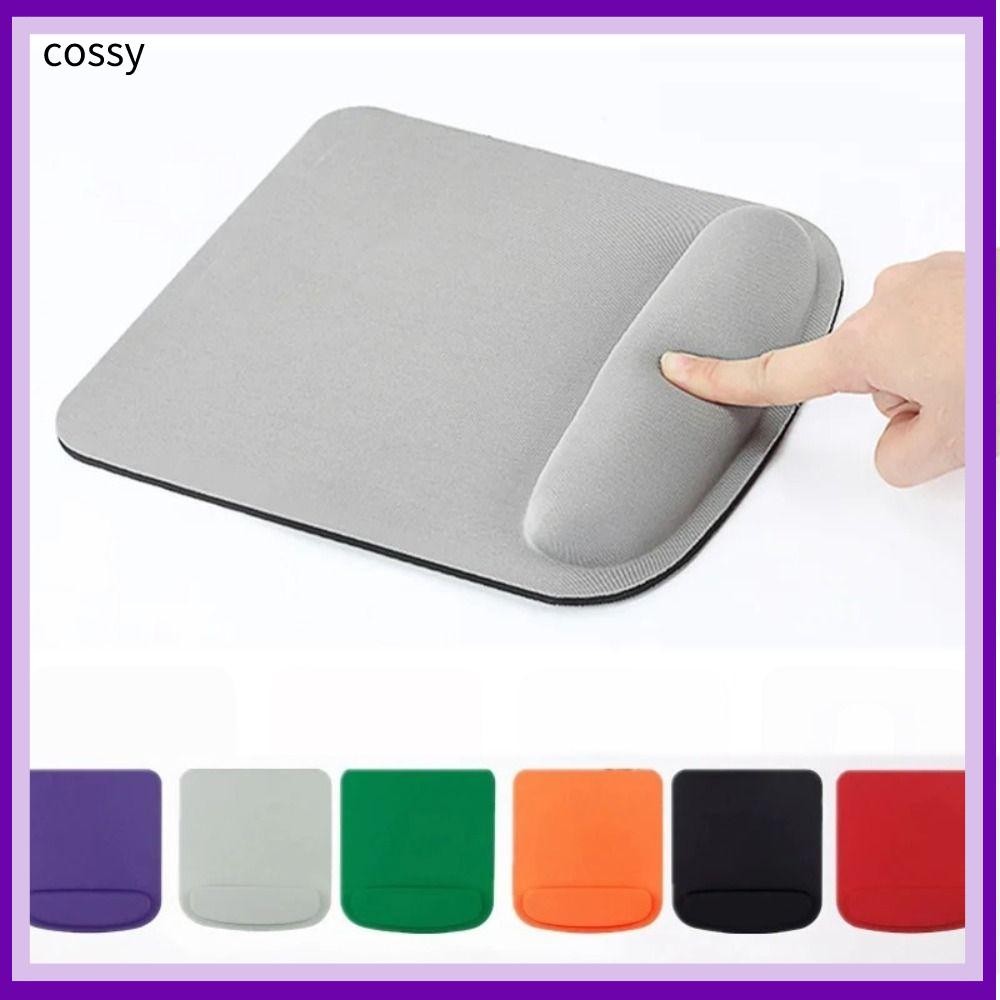 Cossy Gaming Office Mousepad, ฟองน้ําหนาสีทึบสายรัดข้อมือ, EVA อุปกรณ์สํานักงานตามหลักสรีรศาสตร์แผ่นรองเม้าส์