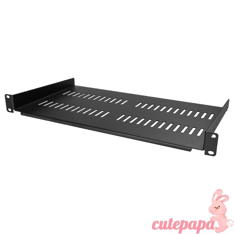 Cutep 1U Server Rack Shelf Universal Vented Rack Mount Cantilever ถาดสําหรับ 19 NetworkEquipment Rack ตู้ - Heavy Duty