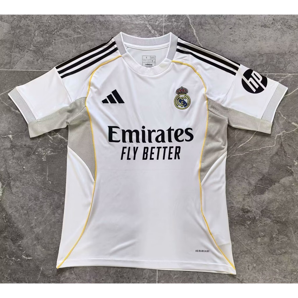 25-26 เรอัล มาดริด เสื้อฟุตบอลเหย้า แฟน เวอร์ชั่น เสื้อเจอร์ซีย์