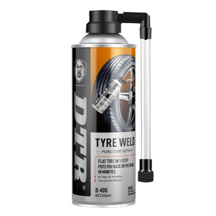 สเปรย์ปะยางฉุกเฉิน ยางรั่ว ยางแบน พร้อมเติมลม สำหรับ รถยนต์ รถจักรยานยนต์ ไม่มียางใน