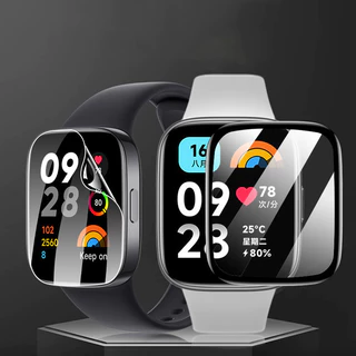 ฟิล์ม redmi watch 3 ฟิล์มกันรอยแบบใสโค้ง 3D สำหรับ Redmi watch3 Active ฟิล์มกันรอยหน้าจอแบบครอบคลุมเต็มจอ ฟิล์มไฮโดรเจล