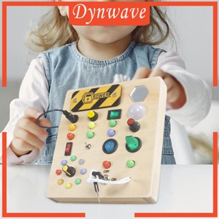 [Dynwave] บอร์ดไม้ LED Montessori ของเล่นสําหรับเด็ก