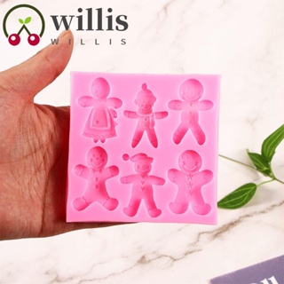 Willis แม่พิมพ์ซิลิโคน ลายคริสต์มาส สําหรับทําสบู่ ช็อคโกแลต แฮนด์เมด DIY